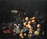 RUOPPOLO, Giovanni Battista Still-life in a Landscape asf China oil painting reproduction
